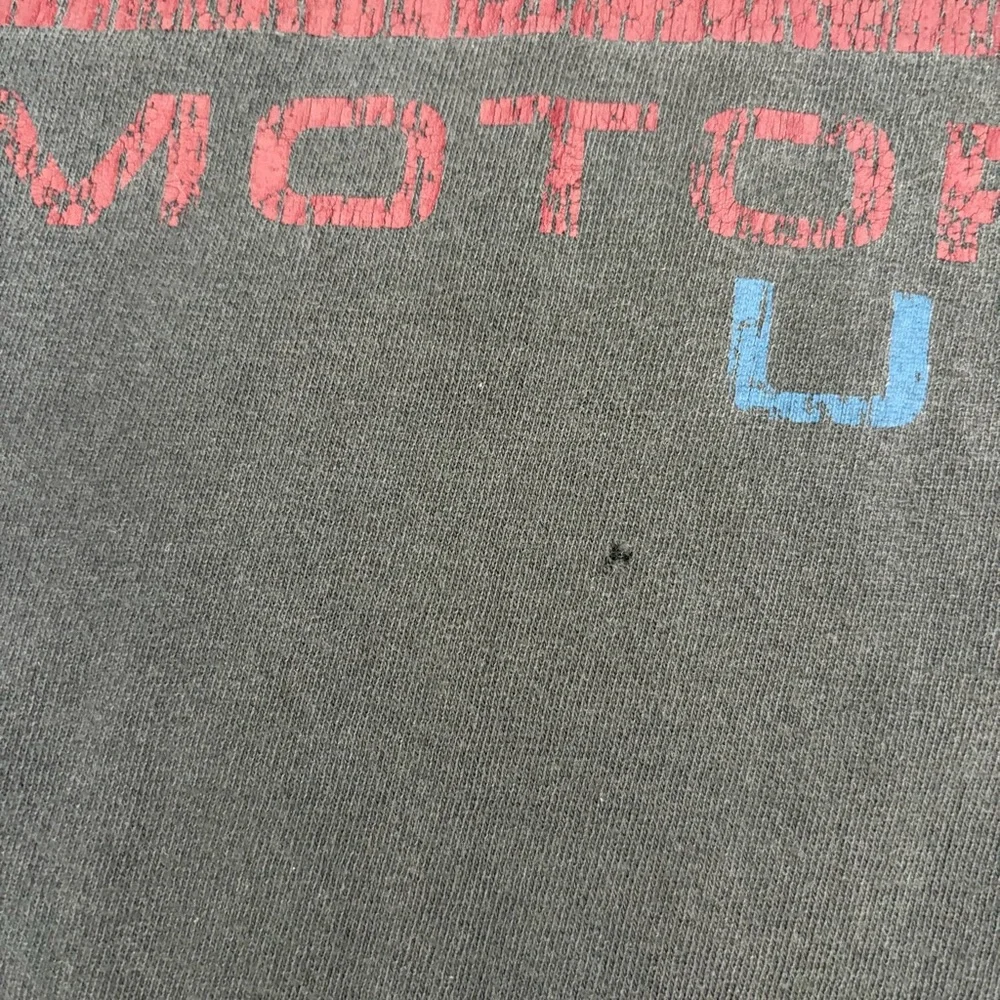 VINTAGE 2000 VICTORY MOTORCYCLE BLACK GRAPHIC SHORT SLEEVE TSHIRT MENS XL
